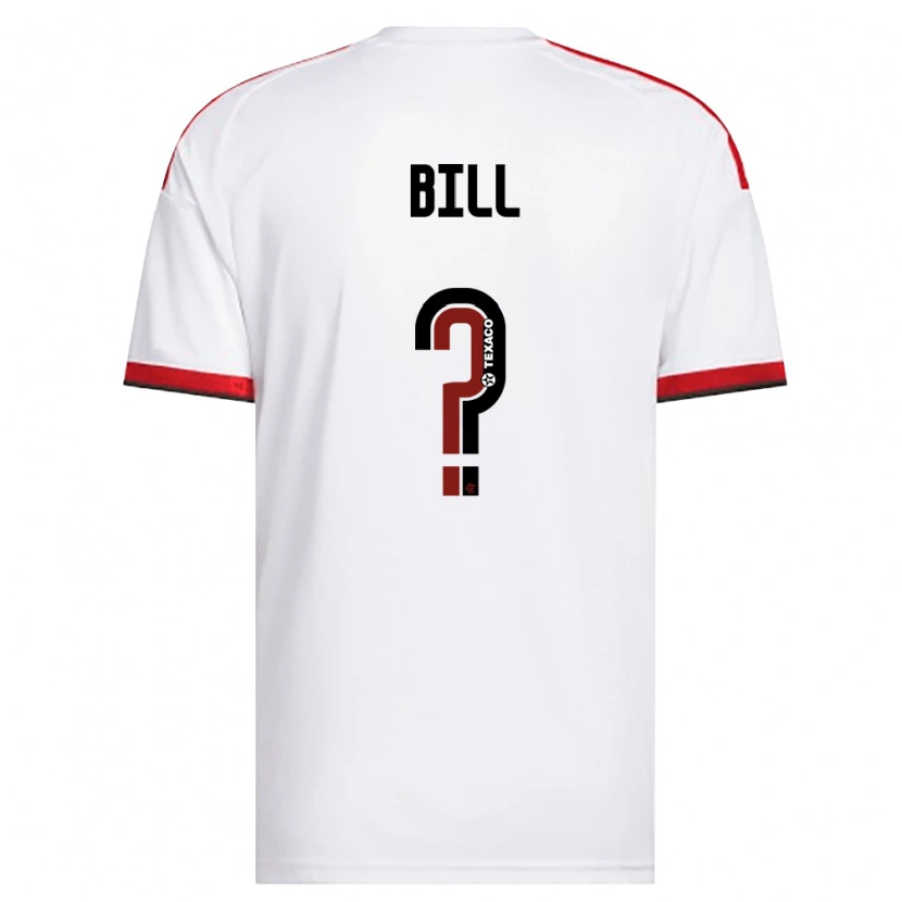 Danxen Homem Camisola Bill #0 Branco Vermelho Preto Alternativa 2026/27 Camisa