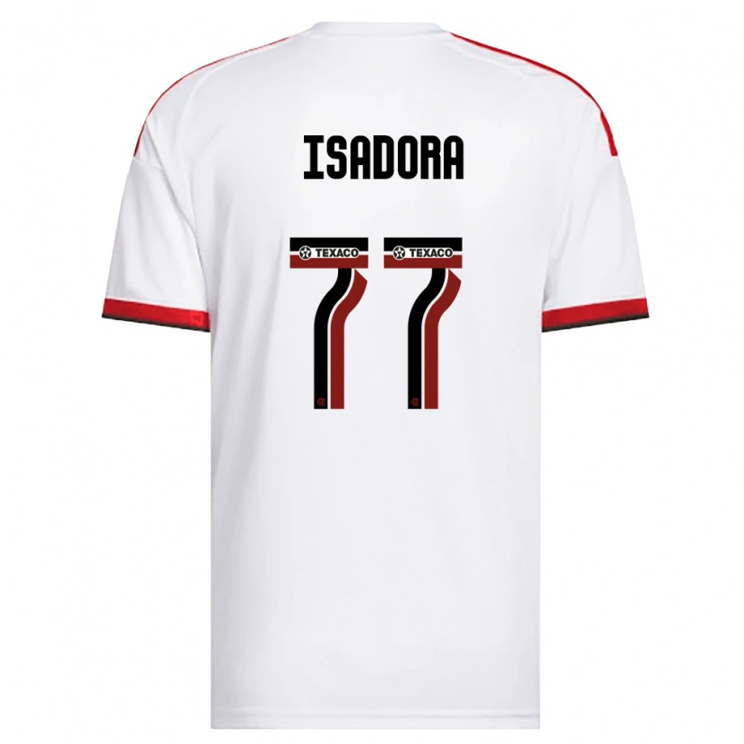 Danxen Homem Camisola Isadora #77 Branco Vermelho Preto Alternativa 2026/27 Camisa