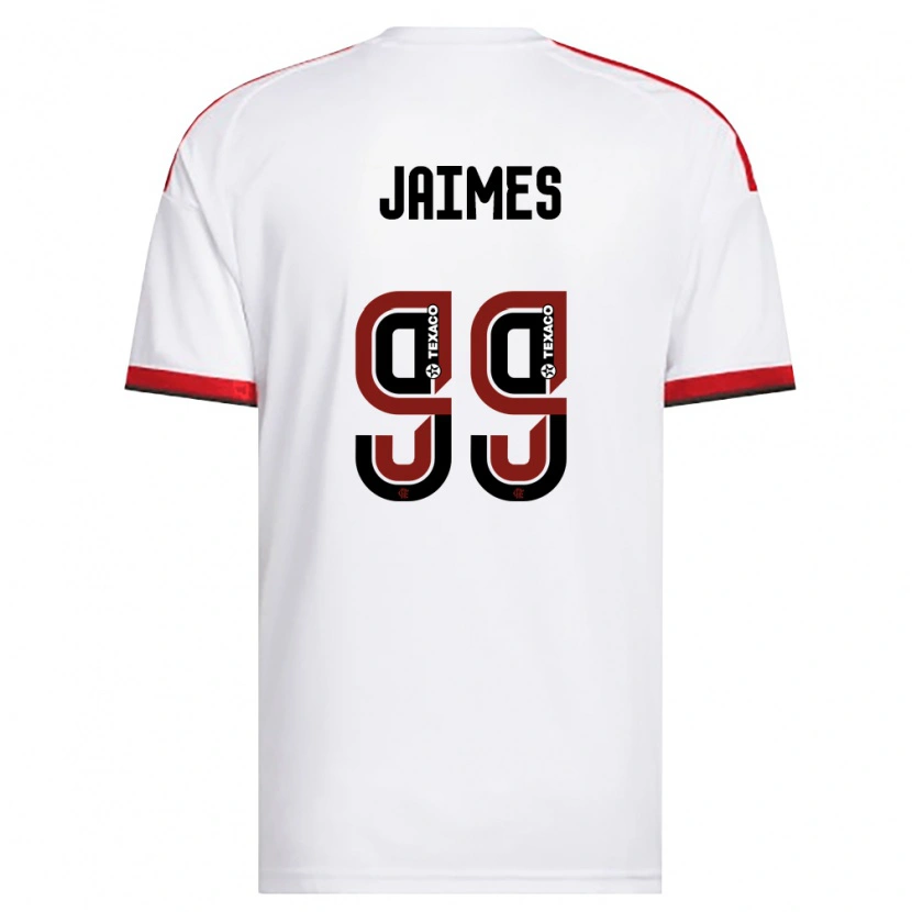 Danxen Homem Camisola Sole Jaimes #99 Branco Vermelho Preto Alternativa 2026/27 Camisa