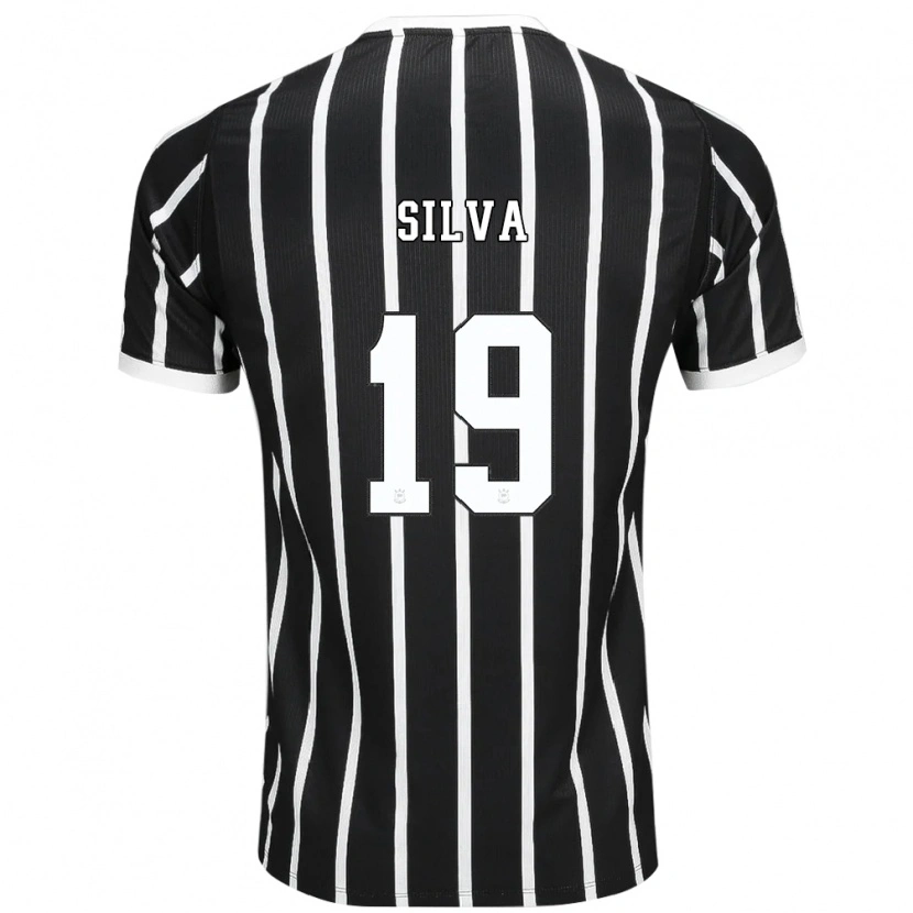 Danxen Homem Camisola Gustavo Silva #19 Preto Branco Vermelho Alternativa 2026/27 Camisa