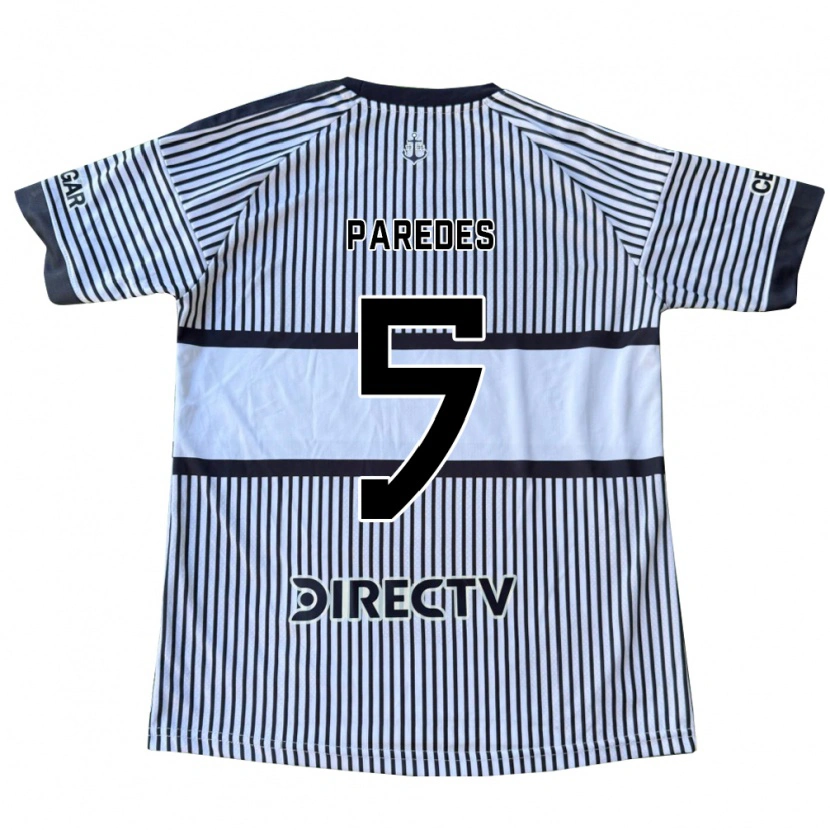 Danxen Homem Camisola Leandro Paredes #5 Branco Preto Amarelo Alternativa 2026/27 Camisa
