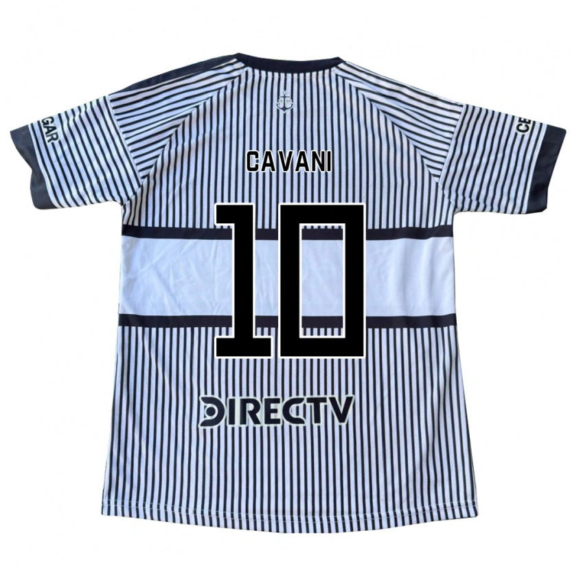 Danxen Homem Camisola Edinson Cavani #10 Branco Preto Amarelo Alternativa 2026/27 Camisa