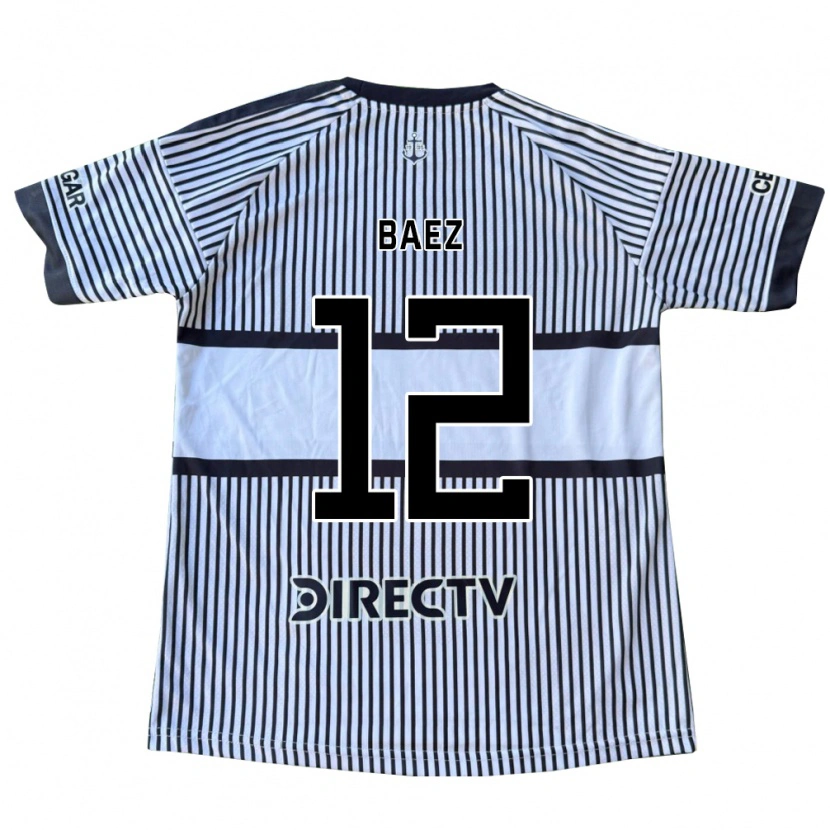 Danxen Homem Camisola Tomás Baez #12 Branco Preto Amarelo Alternativa 2026/27 Camisa