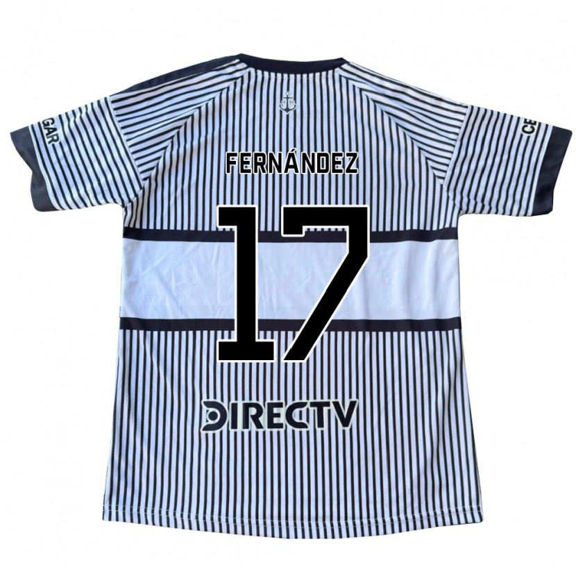 Danxen Homem Camisola Alexander Fernández #17 Branco Preto Amarelo Alternativa 2026/27 Camisa