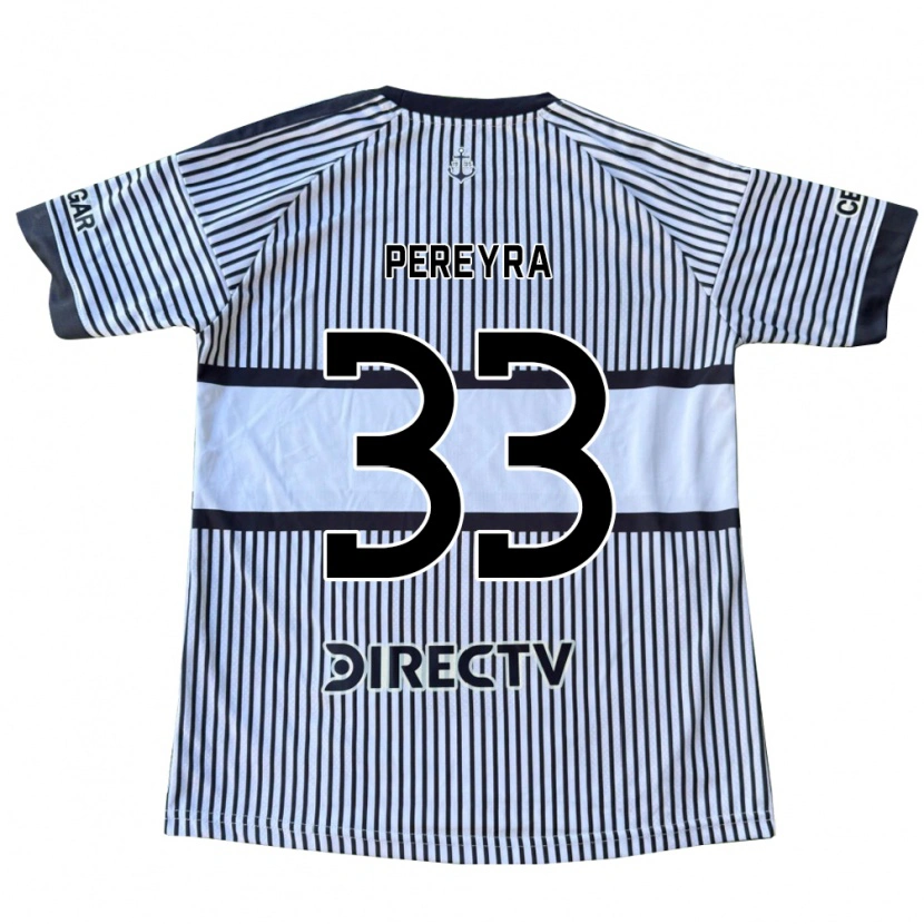 Danxen Homem Camisola Araceli Pereyra #33 Branco Preto Amarelo Alternativa 2026/27 Camisa