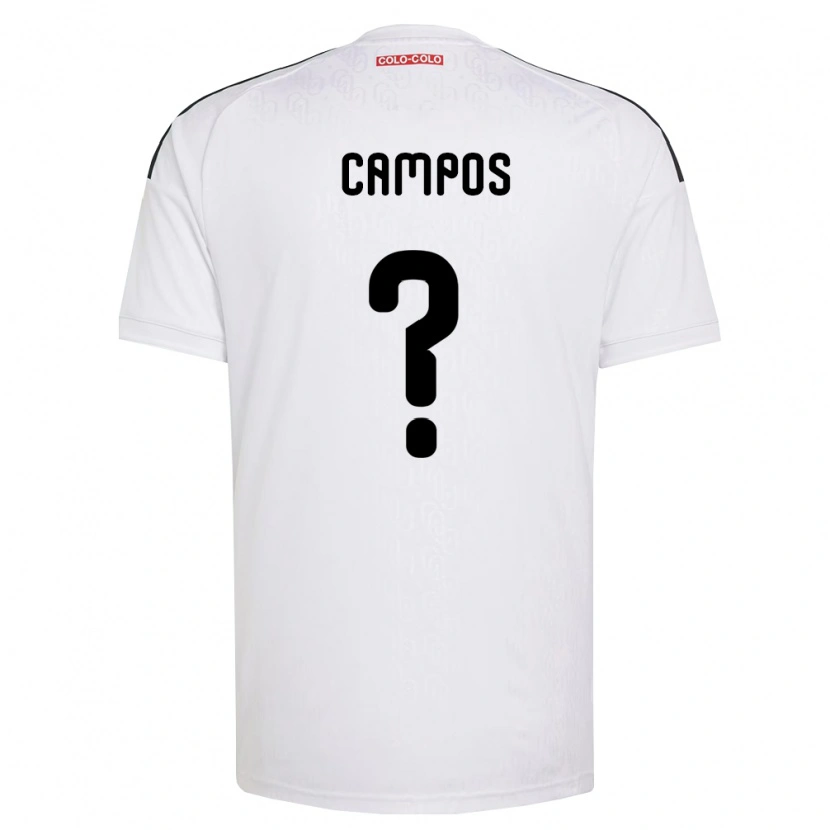 Danxen Mulher Camisola Víctor Campos #0 Branco Preto Principal 2026/27 Camisa