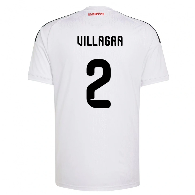 Danxen Mulher Camisola Jonathan Villagra #2 Branco Preto Principal 2026/27 Camisa
