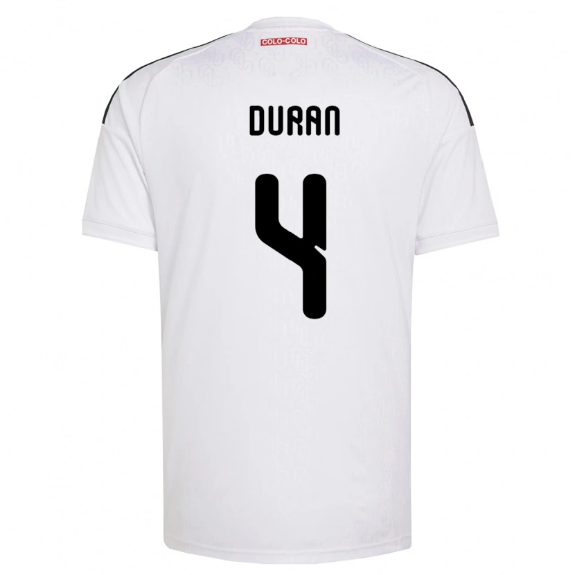 Danxen Mulher Camisola Elisa Durán #4 Branco Preto Principal 2026/27 Camisa