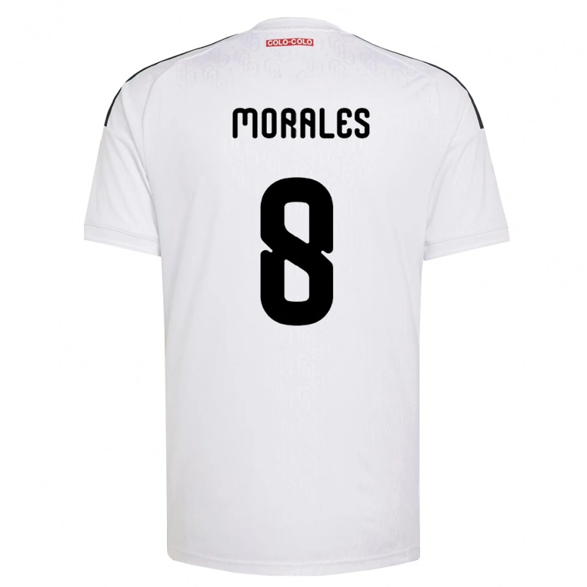Danxen Mulher Camisola Cristopher Morales #8 Branco Preto Principal 2026/27 Camisa