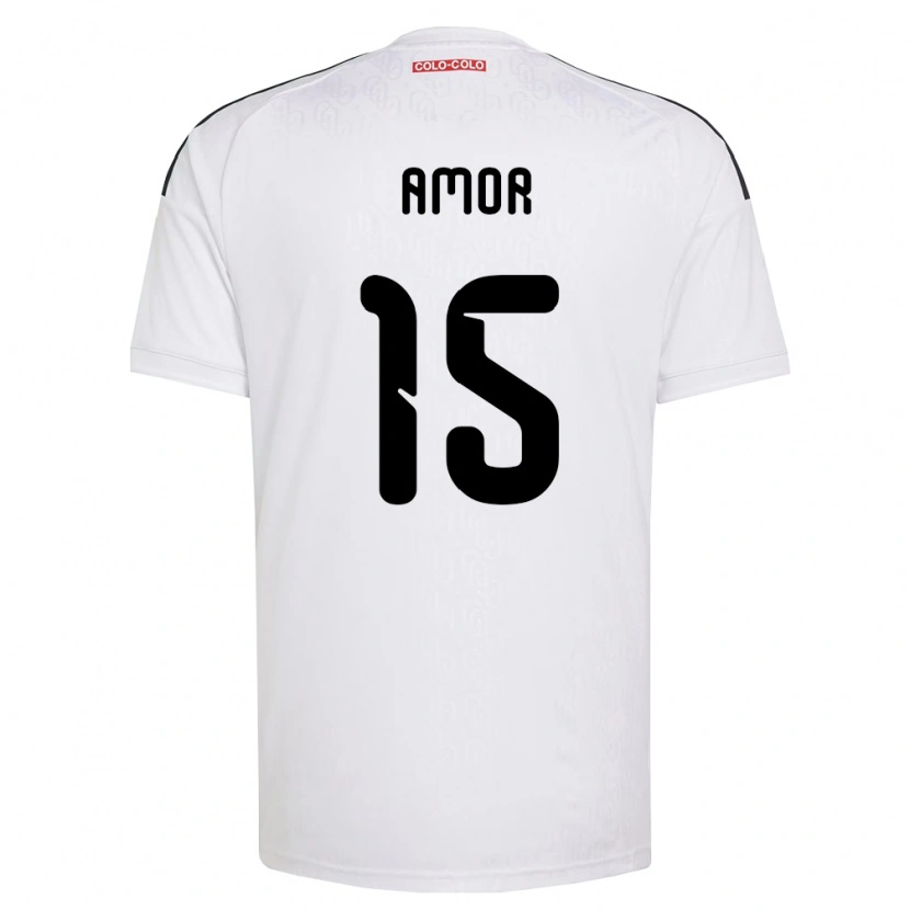 Danxen Mulher Camisola Emiliano Amor #15 Branco Preto Principal 2026/27 Camisa