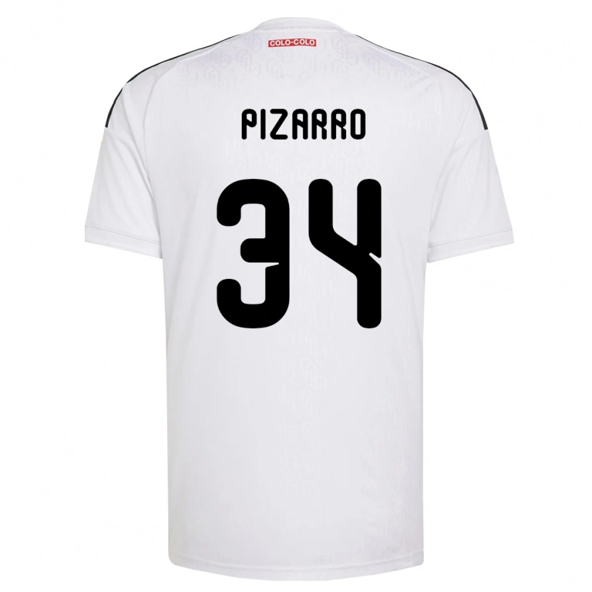 Danxen Mulher Camisola Vicente Pizarro #34 Branco Preto Principal 2026/27 Camisa