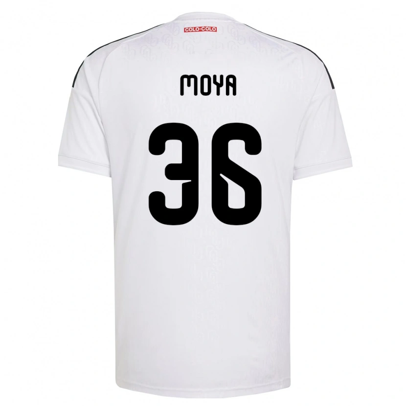 Danxen Mulher Camisola Matías Moya G. #36 Branco Preto Principal 2026/27 Camisa