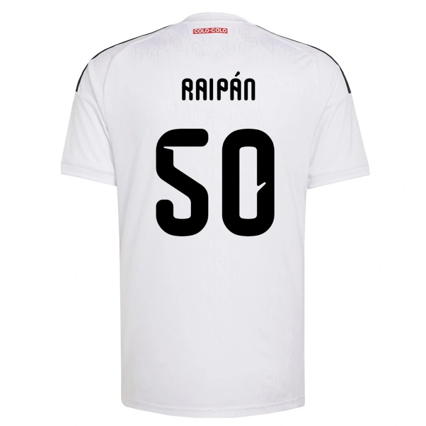 Danxen Mulher Camisola Felipe Raipán #50 Branco Preto Principal 2026/27 Camisa