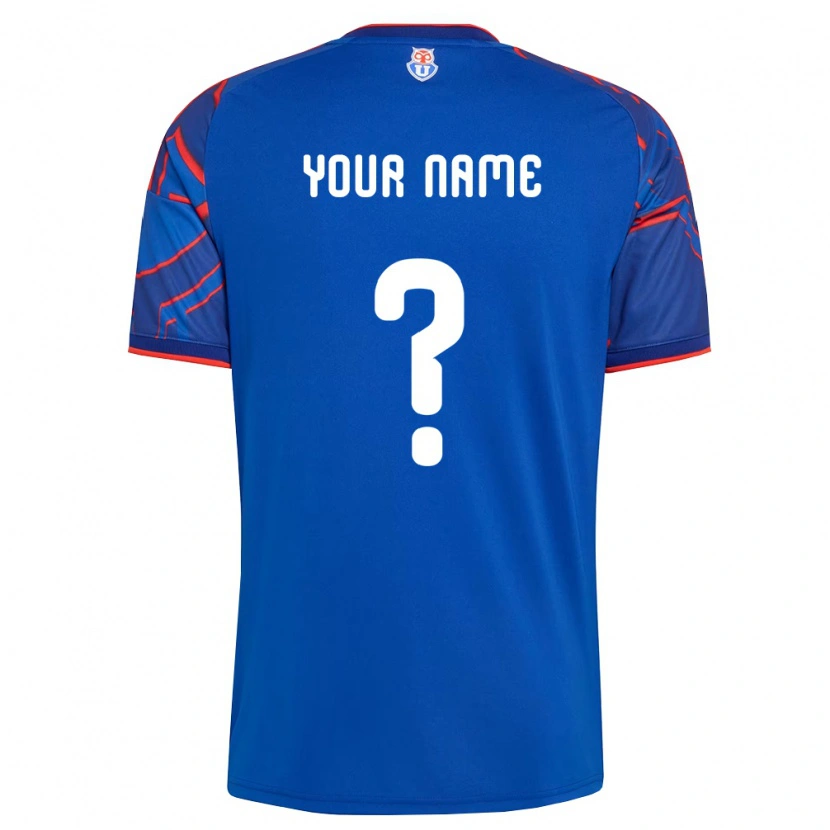Danxen Mulher Camisola Seu Nome #0 Azul Real Vermelho Principal 2026/27 Camisa
