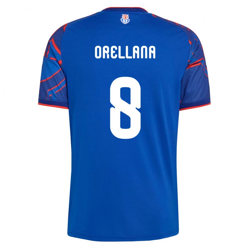 Danxen Mulher Camisola Denisse Orellana #8 Azul Real Vermelho Principal 2026/27 Camisa