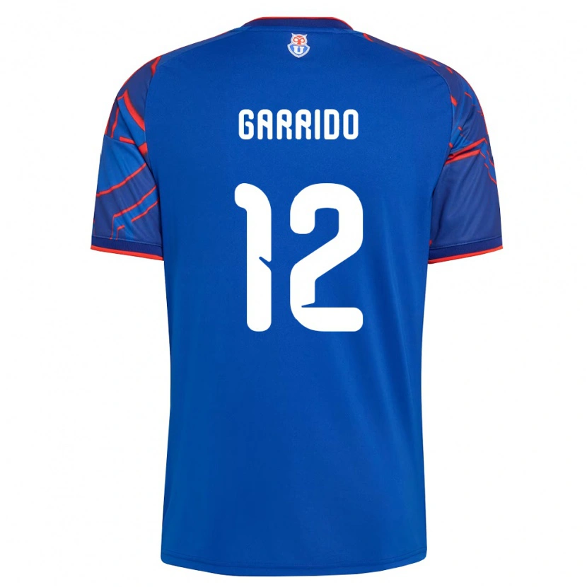 Danxen Mulher Camisola Pedro Garrido #12 Azul Real Vermelho Principal 2026/27 Camisa
