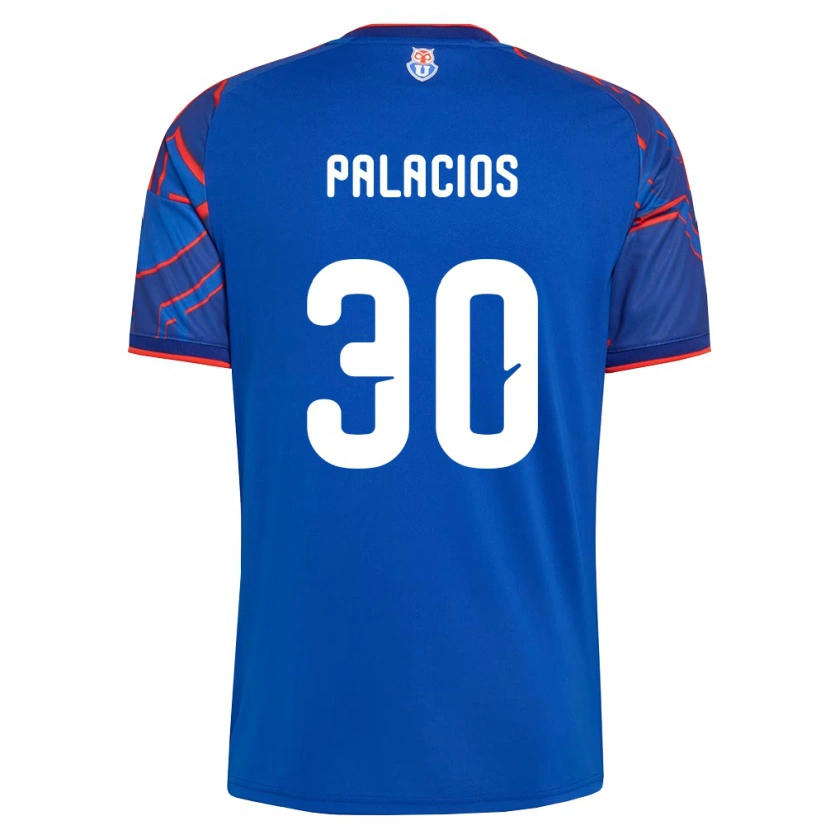 Danxen Mulher Camisola Cristian Palacios #30 Azul Real Vermelho Principal 2026/27 Camisa