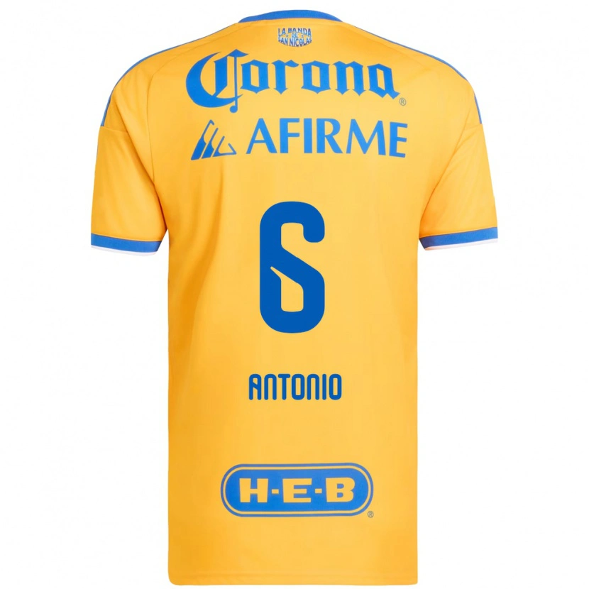Danxen Mulher Camisola Nancy Antonio #6 Amarelo Azul Principal 2026/27 Camisa