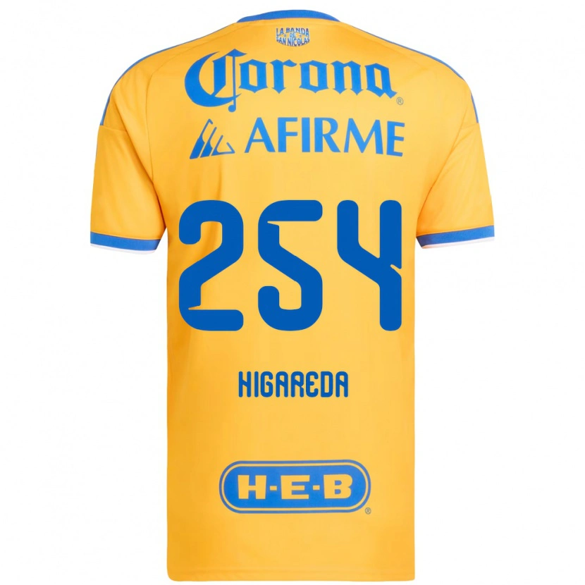 Danxen Mulher Camisola Dorian Higareda #254 Amarelo Azul Principal 2026/27 Camisa
