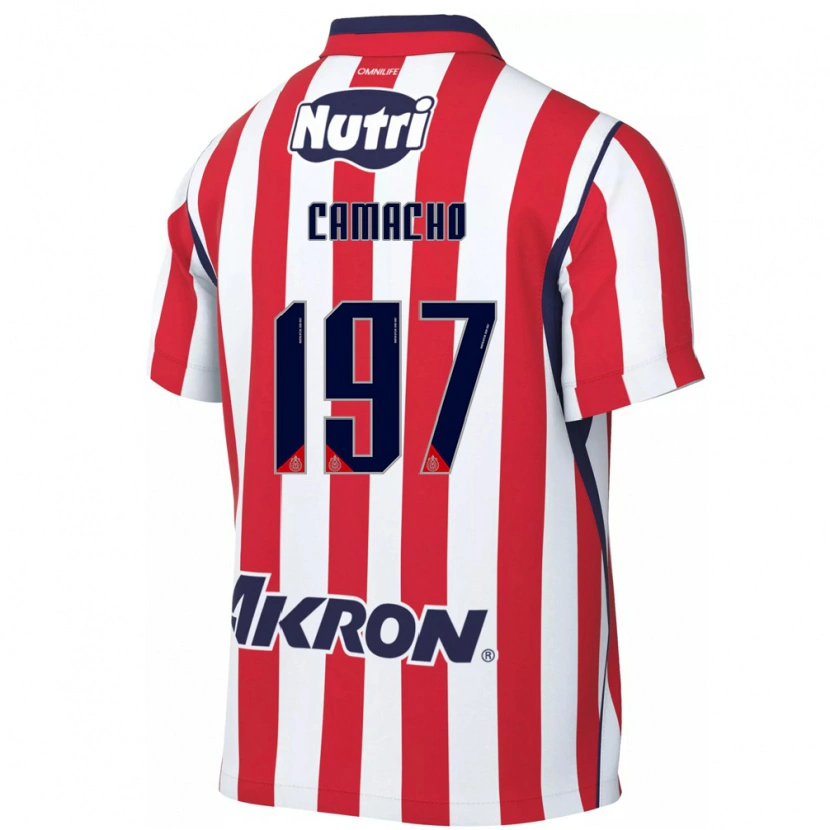 Danxen Mulher Camisola Xandor Camacho #197 Vermelho Branco Principal 2026/27 Camisa