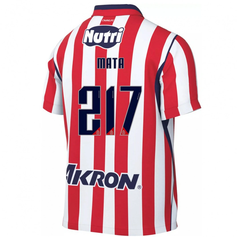 Danxen Mulher Camisola Hugo Mata #217 Vermelho Branco Principal 2026/27 Camisa