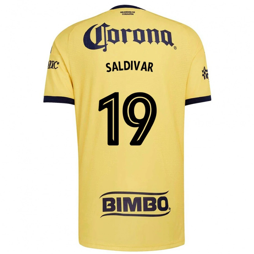 Danxen Mulher Camisola Montserrat Saldivar #19 Amarelo Vermelho Preto Principal 2026/27 Camisa
