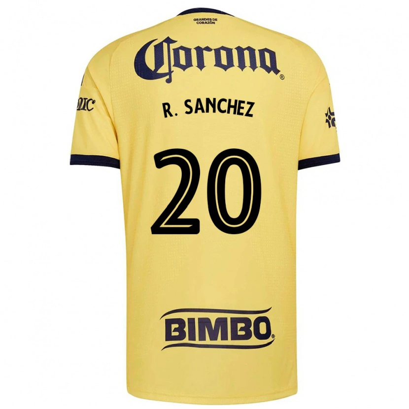 Danxen Mulher Camisola Richard Sanchez #20 Amarelo Vermelho Preto Principal 2026/27 Camisa