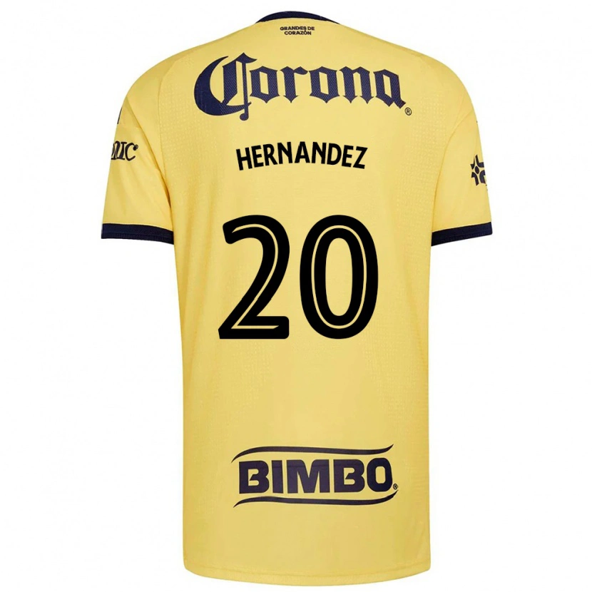 Danxen Mulher Camisola Nicki Hernandez #20 Amarelo Vermelho Preto Principal 2026/27 Camisa