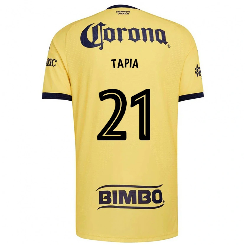 Danxen Mulher Camisola Fernando Tapia #21 Amarelo Vermelho Preto Principal 2026/27 Camisa
