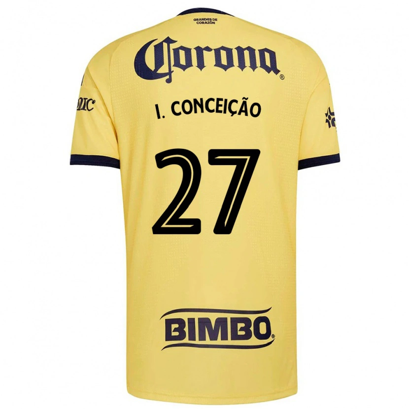 Danxen Mulher Camisola Ícaro Da Conceição #27 Amarelo Vermelho Preto Principal 2026/27 Camisa