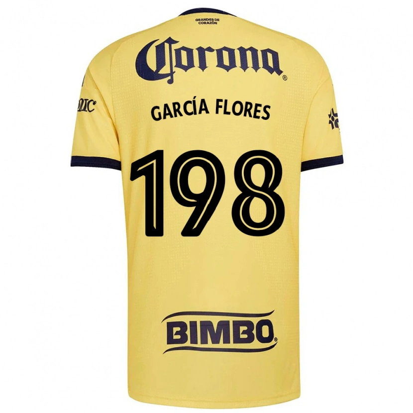 Danxen Mulher Camisola Francisco García Flores #198 Amarelo Vermelho Preto Principal 2026/27 Camisa