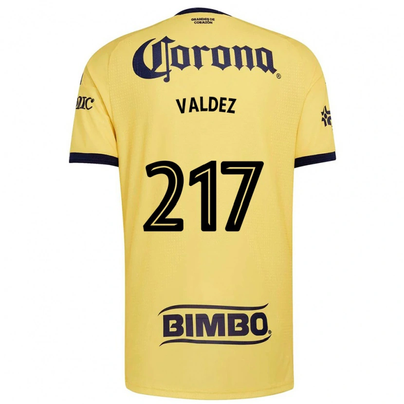 Danxen Mulher Camisola Víctor Valdez #217 Amarelo Vermelho Preto Principal 2026/27 Camisa