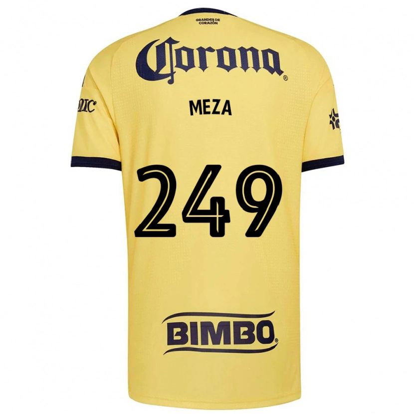 Danxen Mulher Camisola Enrique Meza #249 Amarelo Vermelho Preto Principal 2026/27 Camisa