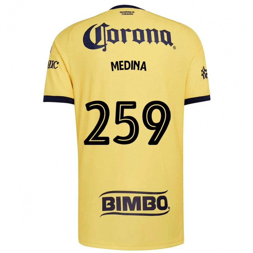 Danxen Mulher Camisola Sebastián Medina #259 Amarelo Vermelho Preto Principal 2026/27 Camisa