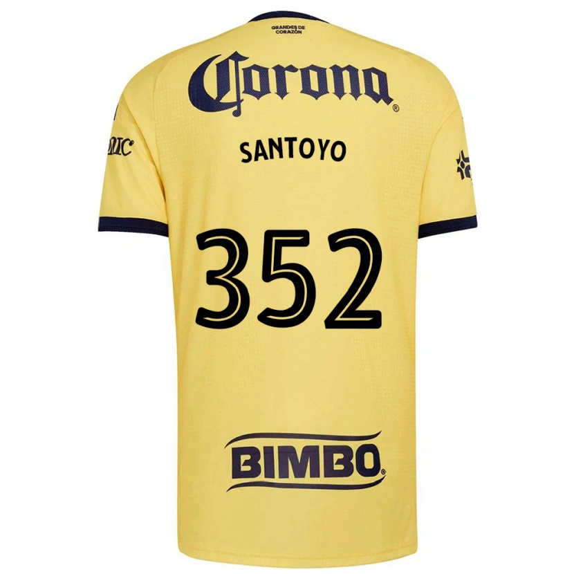Danxen Mulher Camisola Julio Santoyo #352 Amarelo Vermelho Preto Principal 2026/27 Camisa