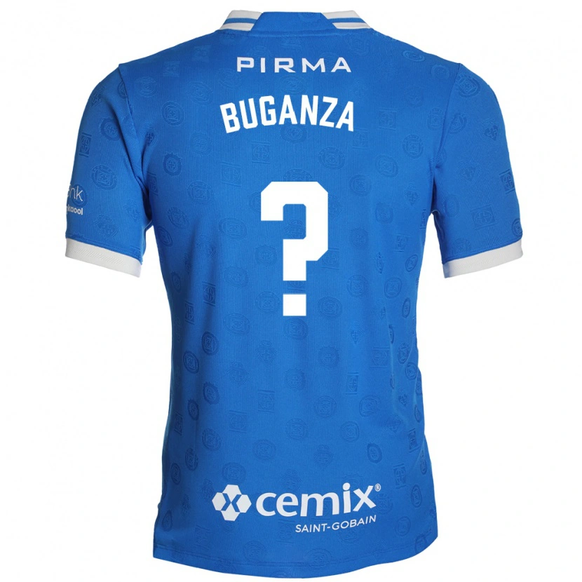 Danxen Mulher Camisola Franco Buganza #0 Azul Branco Vermelho Principal 2026/27 Camisa