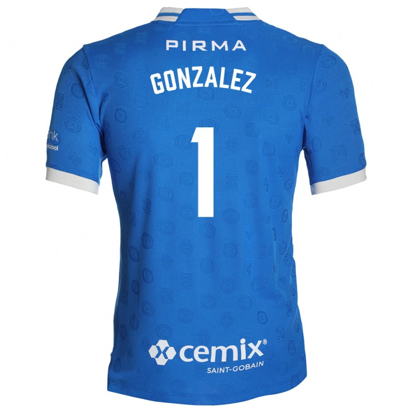 Danxen Mulher Camisola Itzayana Gonzalez #1 Azul Branco Vermelho Principal 2026/27 Camisa
