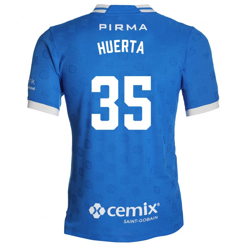 Danxen Mulher Camisola Renata Huerta #35 Azul Branco Vermelho Principal 2026/27 Camisa