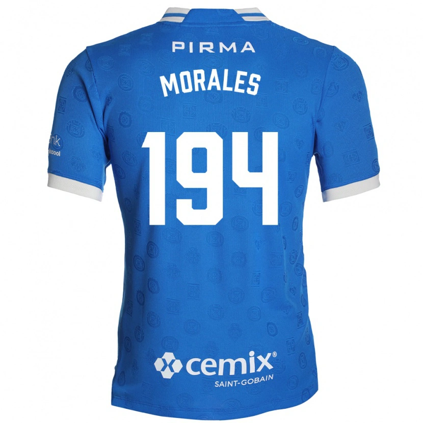 Danxen Mulher Camisola Amaury Morales #194 Azul Branco Vermelho Principal 2026/27 Camisa