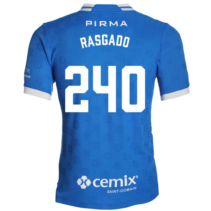 Danxen Mulher Camisola Patricio Rasgado #240 Azul Branco Vermelho Principal 2026/27 Camisa