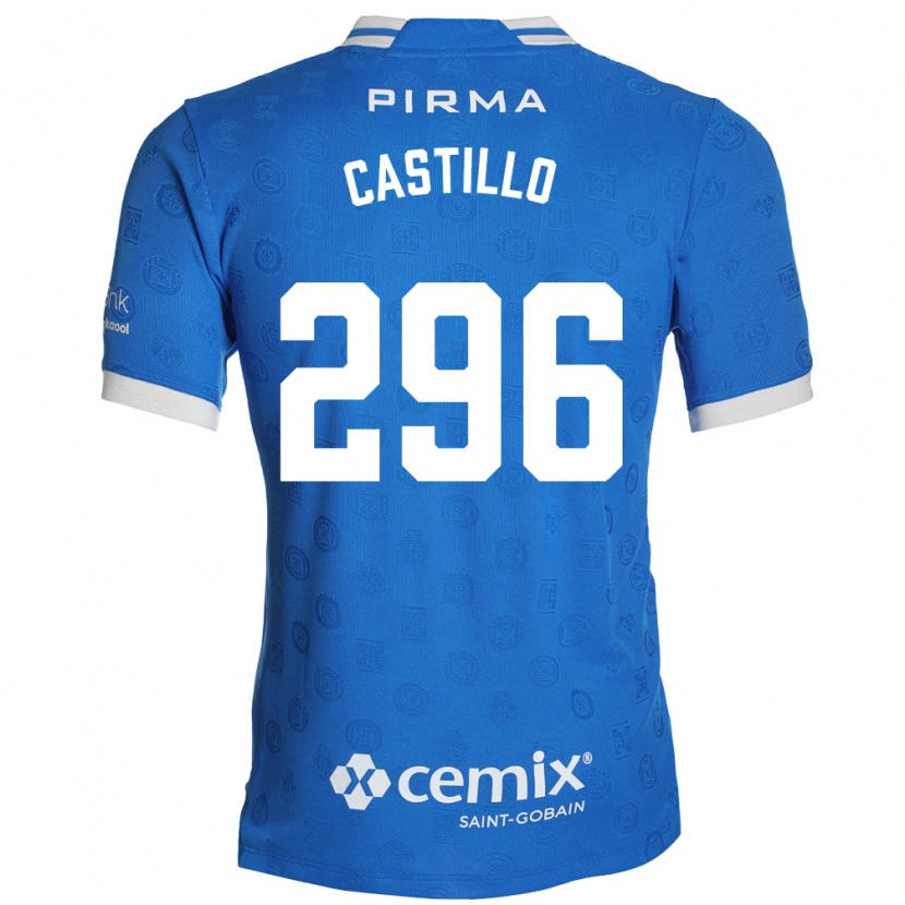 Danxen Mulher Camisola Eduardo Castillo #296 Azul Branco Vermelho Principal 2026/27 Camisa