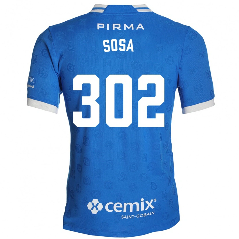 Danxen Mulher Camisola Dustyn Sosa #302 Azul Branco Vermelho Principal 2026/27 Camisa