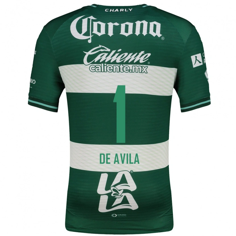 Danxen Mulher Camisola Hannia De Avila #1 Verde Branco Principal 2026/27 Camisa