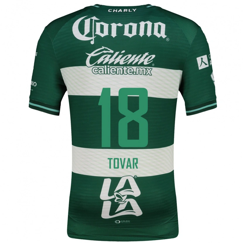 Danxen Mulher Camisola Arlett Tovar #18 Verde Branco Principal 2026/27 Camisa