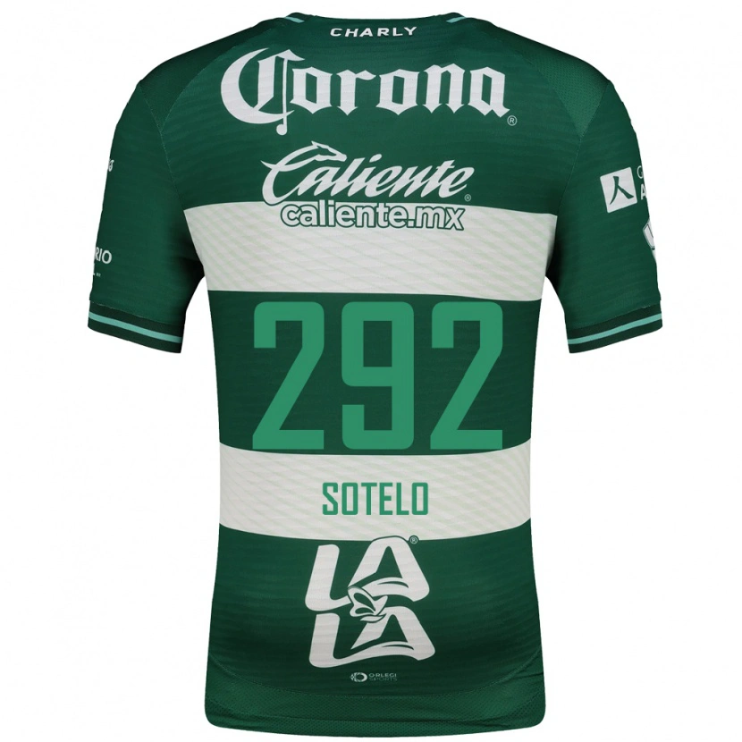 Danxen Mulher Camisola José Sotelo #292 Verde Branco Principal 2026/27 Camisa