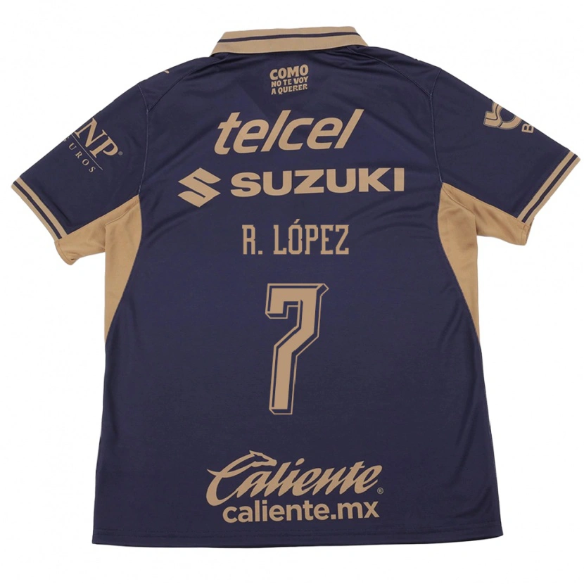 Danxen Mulher Camisola Rodrigo López #7 Roxo Marrom Principal 2026/27 Camisa