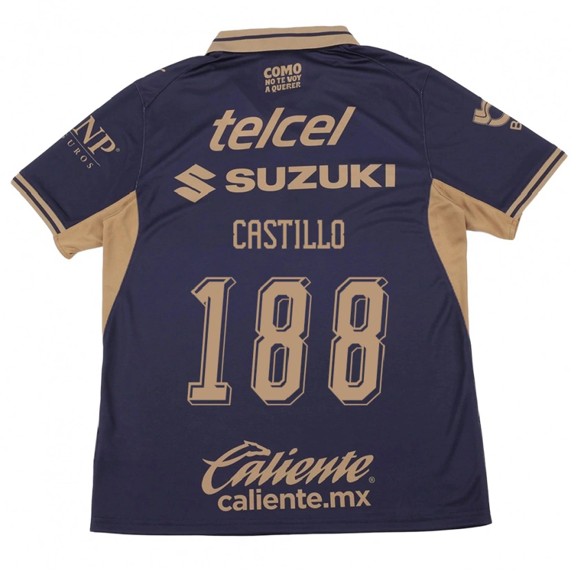 Danxen Mulher Camisola Christian Castillo #188 Roxo Marrom Principal 2026/27 Camisa