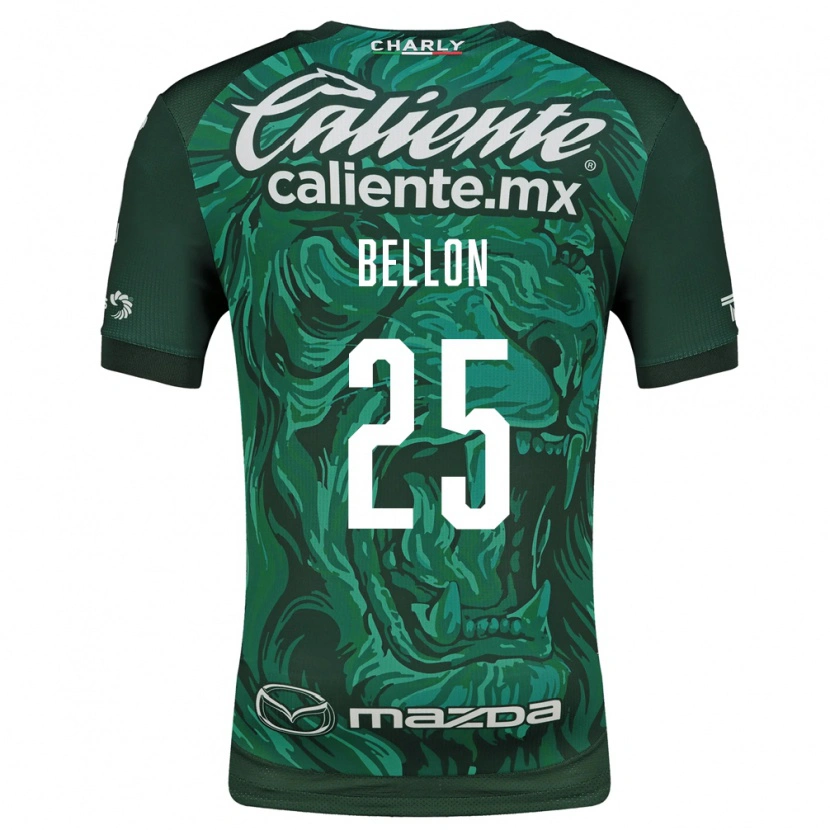 Danxen Mulher Camisola Paul Bellón #25 Verde Preto Principal 2026/27 Camisa