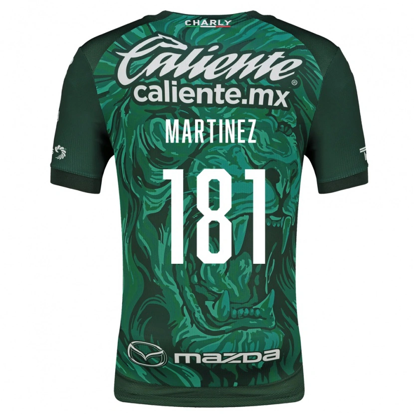 Danxen Mulher Camisola Irving Martínez #181 Verde Preto Principal 2026/27 Camisa