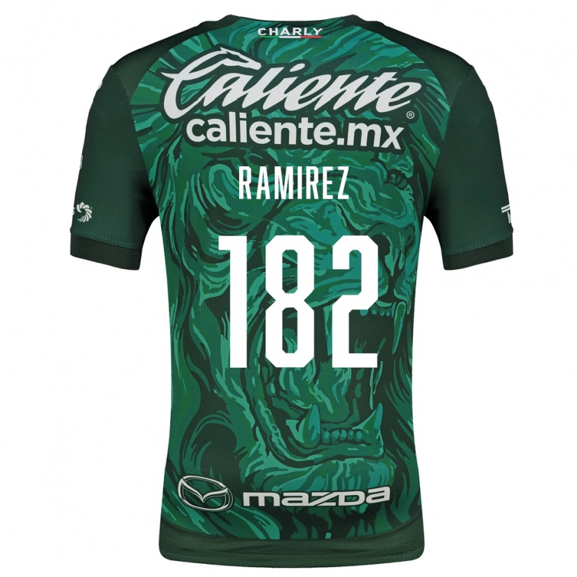 Danxen Mulher Camisola Luis Ramírez #182 Verde Preto Principal 2026/27 Camisa